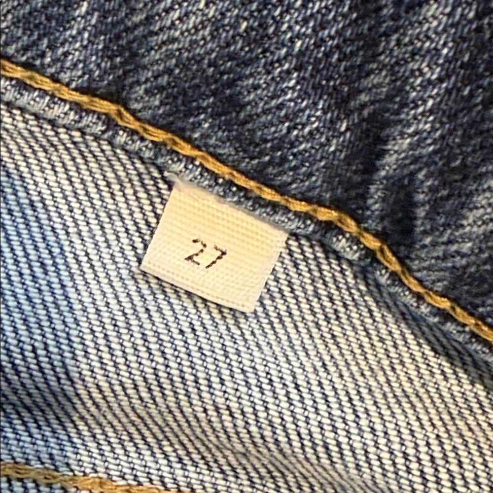 Denim Forum High Rise Skinny Blue Jeans Size 27 - Picture 7 of 8